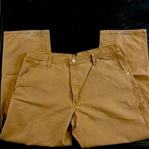 Wrangler 38x30 carpenter pant dark khaki
